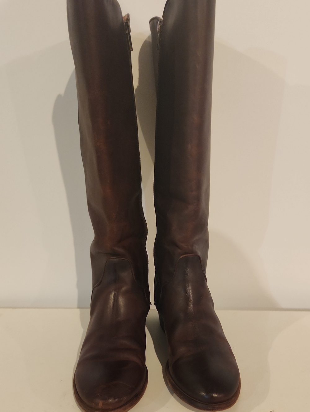 Frye Women’s Tall Brown Leather Riding Boots 7.5